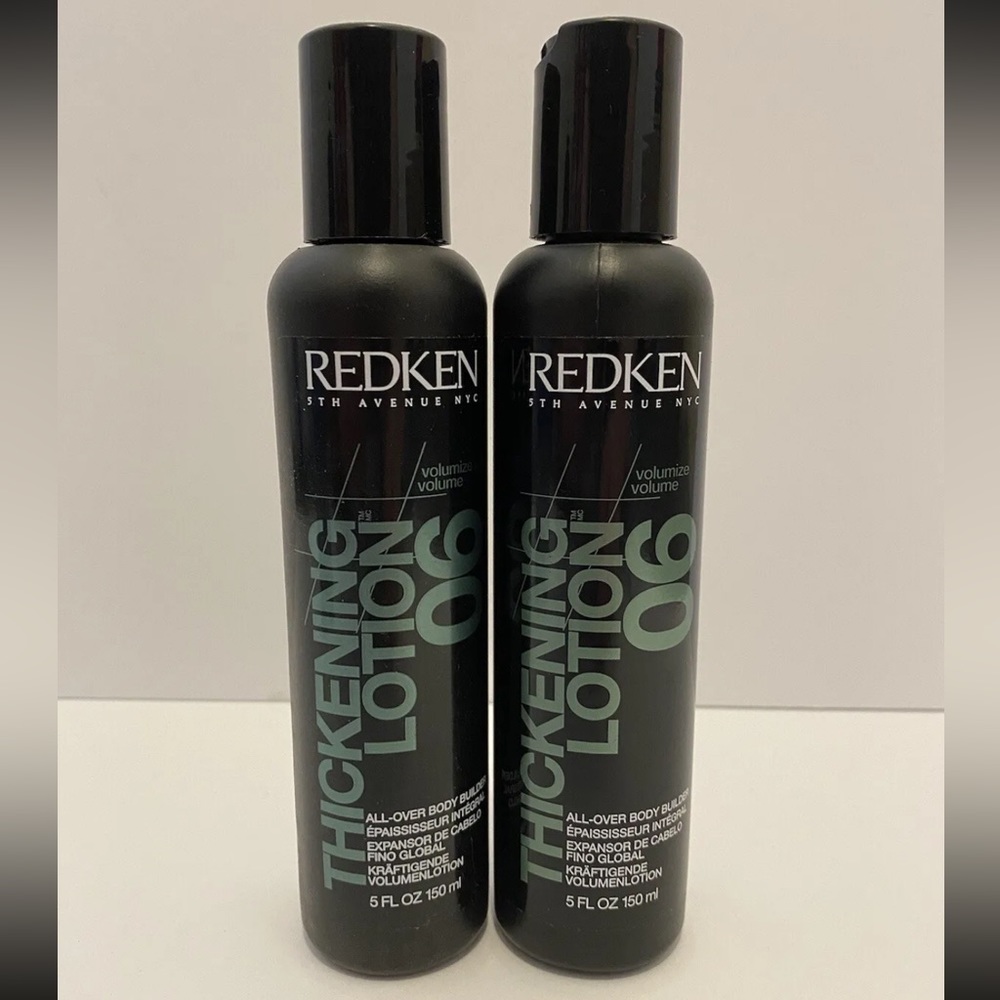 2x Redken Thickening Lotion 06 All Over Body Builder Volumize 5oz 150ml Each NEW